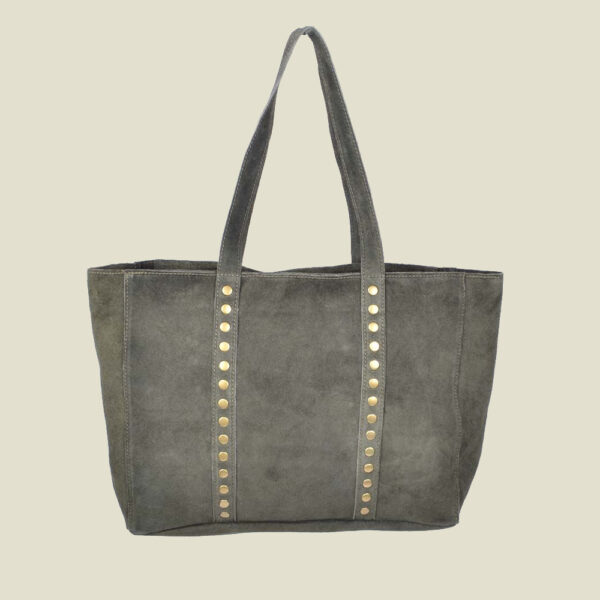 Roos Cadeaus - Suède shopper met studs