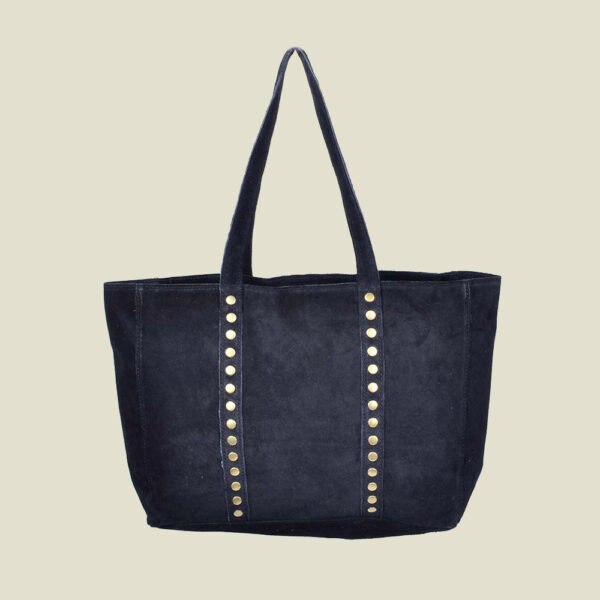 Stoere Suède shopper studs Potenza op=op - Afbeelding 2