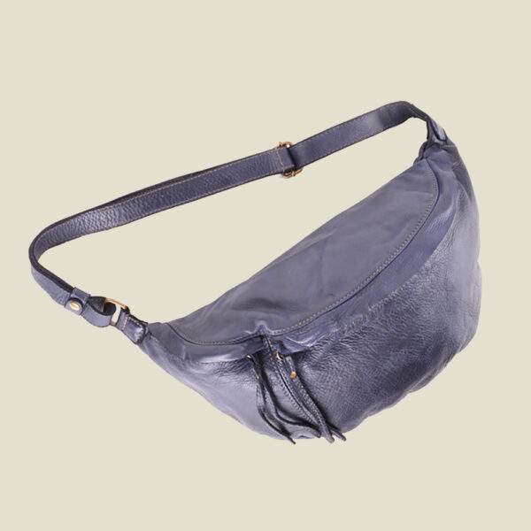 Klassieke lederen heuptas en Crossbody - Roos Cadeaus