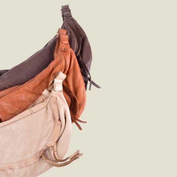 Klassieke lederen heuptas en Crossbody - Roos Cadeaus