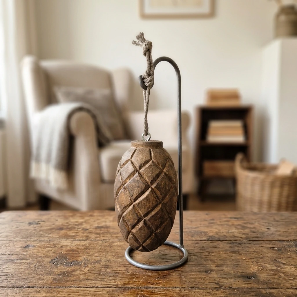 Luxe woonaccessoires - Sierlijke houten Denneappels