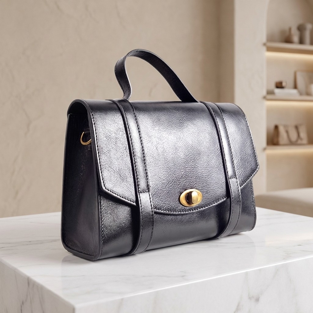 Stijlvolle Klassiek echt leren schoudertas Roos Cadeaus - Stijlvolle Klassieke echt leren tassen