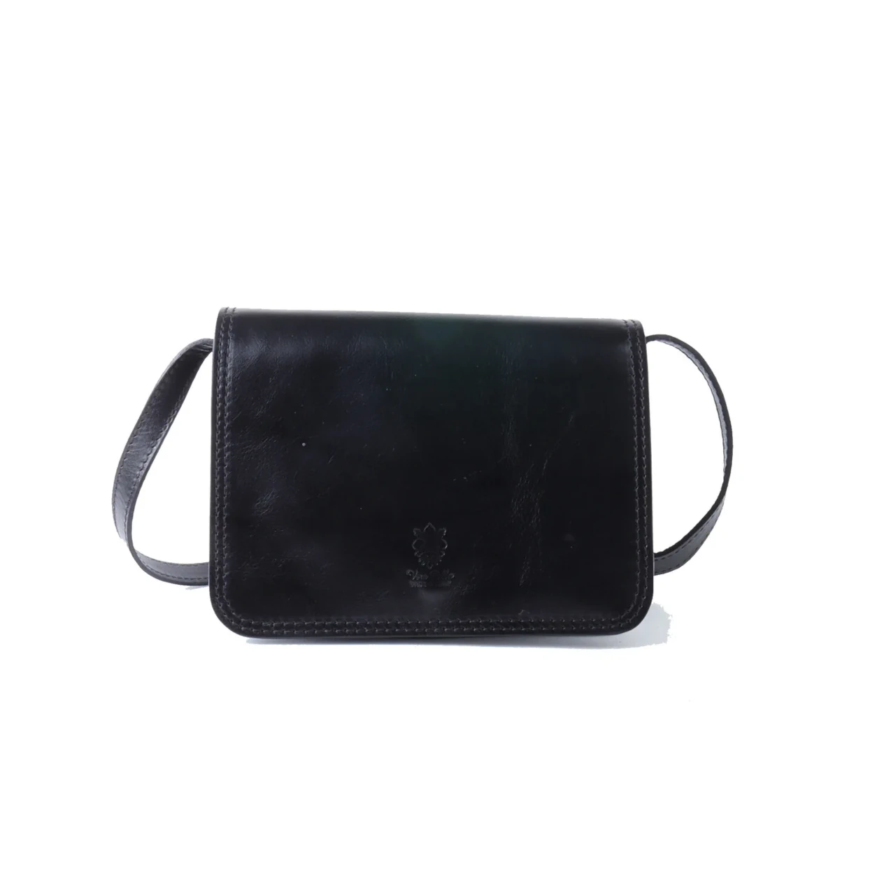Klassieke en Tijdloze Vera Pelle Crossbody tas zwart